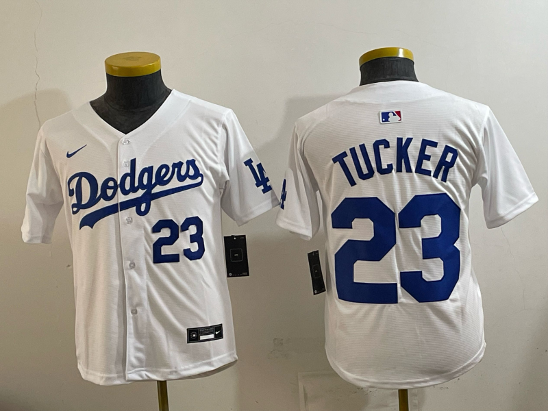 youth 2026 Los Angeles Dodgers #23 Tucker White Game Nike MLB Jersey 002->youth mlb jersey->Youth Jersey